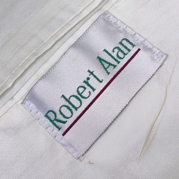 Robert Alan Men's Pure Cotton (2) Button Luxury Blazer - Picture 6 of 17